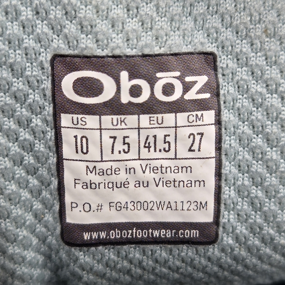 New Oboz Katabatic Low Hiking Sneaker Women's Shoes Size 10 - Picture 8 of 8